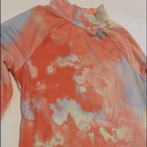 GB Girls long sleeve turtle neck | Size 6 | Pink & Purple Tye Dye NWT